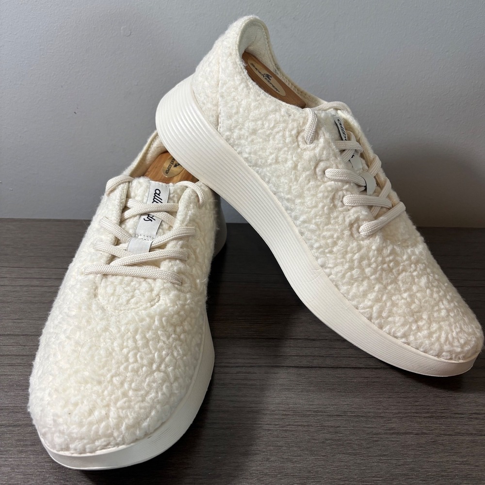 Allbirds Wool Runner 2 Fluff Sneakers  Cream Men's Size 11